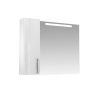 Зеркало со шкафом Triton Кристи-100 с подсветкой, белый